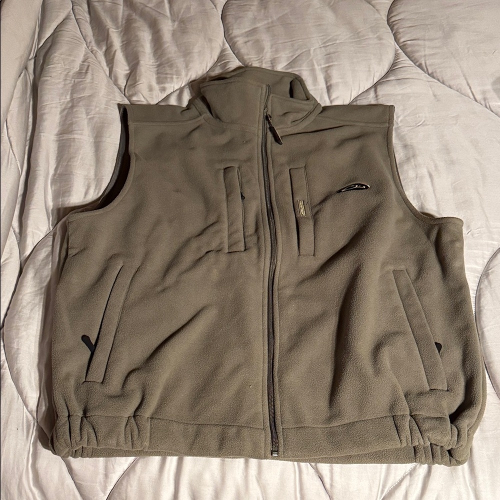 Men's Drake Tan Fleece Vest
